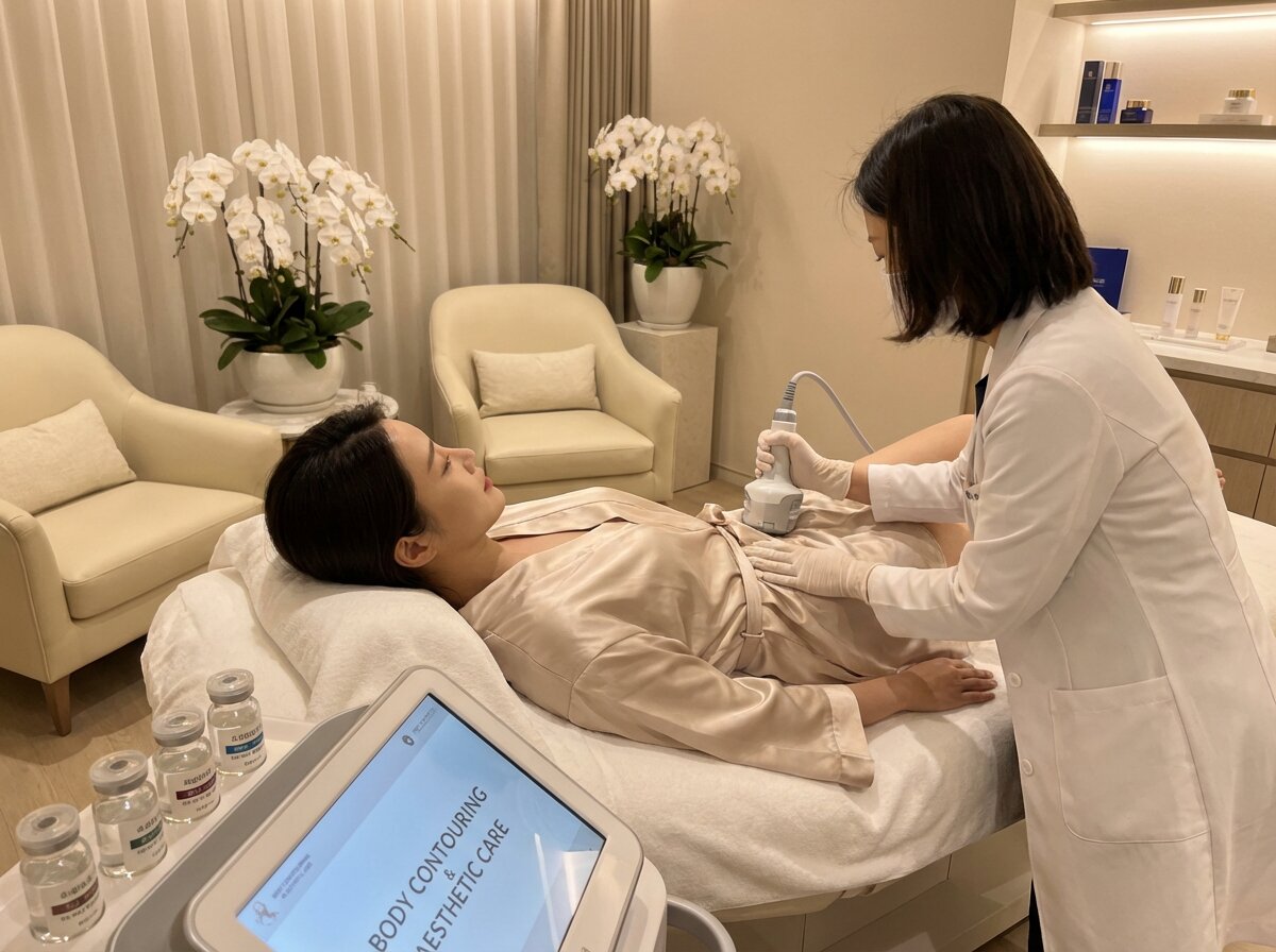 Body Filler Treatment - Body contouring and hip dip correction at Korean skin clinic